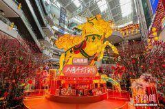 （新春走基层）千灯映羊城 庙会闹新春